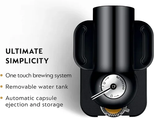 Vista 2 de Nespresso Vertuo Cafetera y Máquina de Espresso por Breville, Negro