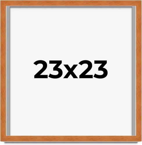 Vista 9 de Marco de 3 x 3 pulgadas de madera maciza de nuez y miel marrón con plexiglás acrílico UV, respaldo de tablero de espuma y accesorios para colgar