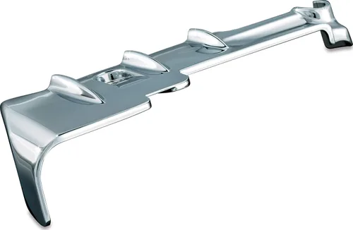 Vista 2 de Kuryakyn 8274 Accesorio de motocicleta: cubierta de base de cilindro trasero para motocicletas Harley-Davidson 2002-06, cromo