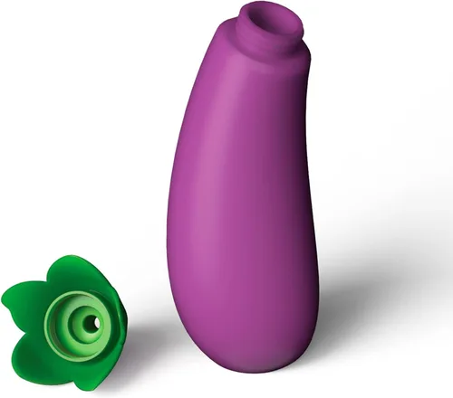 Vista 4 de Bubblegum Stuff Botella de Salsa de Berenjena - Botella de Salsa Inspirada en Emojis - Accesorios de Cocina - Botella de Mayonesa y Ketchup de 34,4