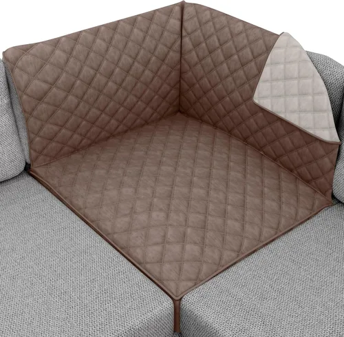 Vista 149 de Sofa Shield - Funda para sofá Loveseat con correa patentada, protector de cojín, funda reversible diseñada en EE. UU. resistente a manchas