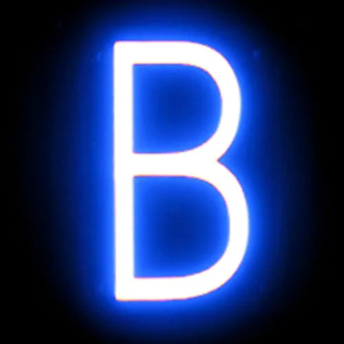 Vista 105 de SpellBrite Letra LED S Construye letreros de bricolaje que puedes cambiar con letras LED azules Componentes adicionales necesarios para iluminar