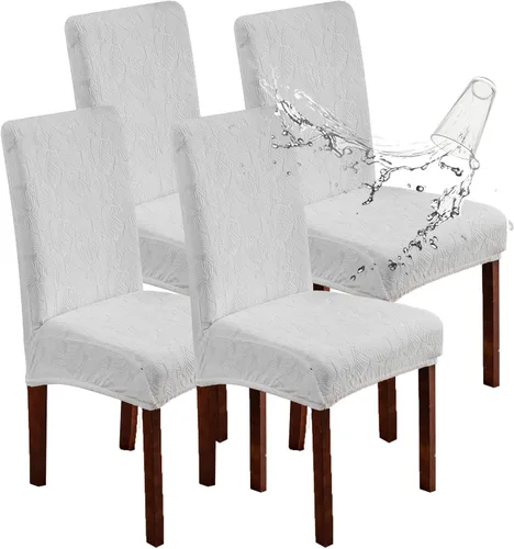 Vista 108 de Fundas impermeables para sillas de comedor, fundas elásticas para sillas Parsons, para comedor, cocina, funda protectora para silla de comedor