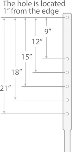 Vista 7 de SmartSign - Base de señalización de hierro fundido, soporte de 14 pulgadas de diámetro, con poste de 4 pulgadas y señal Hardware.