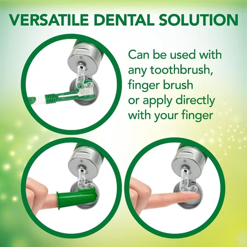 Vista 5 de Vet's Best Enzymatic - Pasta de dientes para perros, gel de limpieza dental y aliento fresco, formulado por veterinarios, tubos de 3.5 onzas