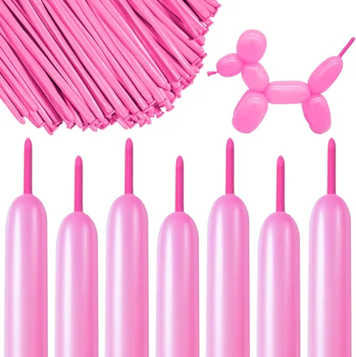 Vista 19 de ASIYUHY 260 globos largos, paquete de 100 globos de animales retorcidos Negro