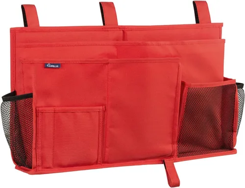 Vista 42 de Surblue Organizador de cama colgante para mesita de noche, bolsa de almacenamiento con bolsillo para literas y camas de hospital, habitaciones