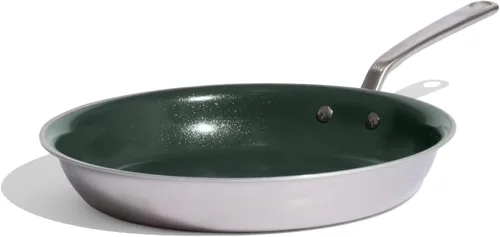 Vista 26 de Made In Utensilios de cocina CeramiClad 2.0 - Sartén antiadherente de 10 pulgadas (mango inoxidable), revestimiento de acero inoxidable de 5 capas