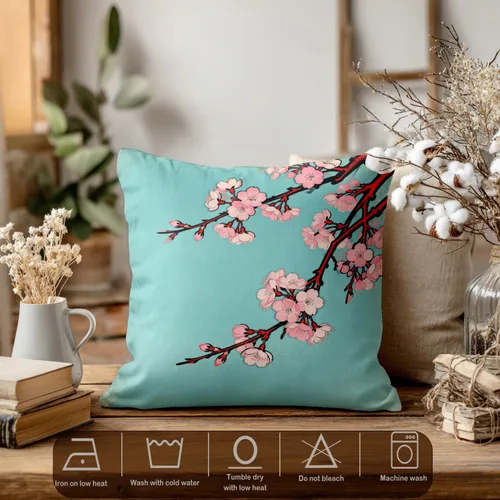 Vista 111 de Batmerry Autumn Pumpkin Templeton Throw Pillow Covers, Green Leaves Paths Forests Decorative Pillow Covers Digital Printing Blended for Couch Sofa