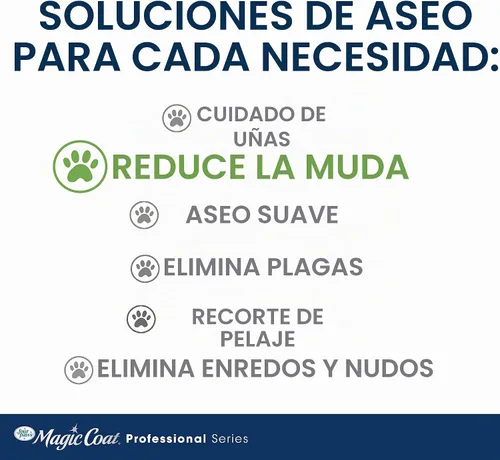 Vista 7 de Four Paws Magic Coat Professional Series Cepillo de curry de doble cara