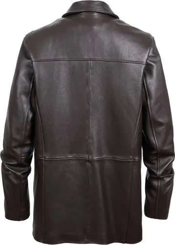 Vista 2 de REED EST. 1950 - Chaqueta de piel de cordero auténtica con cuatro botones