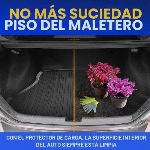 Vista 4 de Forro de carga prémium para Honda Civic 2012-2015 – 100% de protección, tapete de maletero de automóvil de ajuste personalizado, tapete de carga