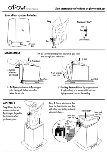 Vista 2 de aPour - Sistema de dispensación de bolsas enfriadoras de vino que reemplaza el vino en la caja. Caja decorativa, dispensador de vino, dispensador