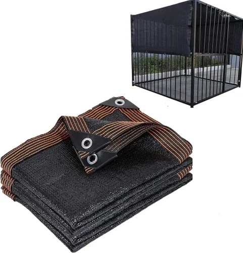 Vista 8 de HomeABC Cubierta de sombra para perrera 90% protector solar con ojales, 3 pies x 6.5 pies