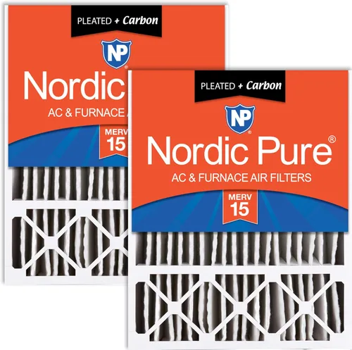 Vista 37 de Nordic Pure 20 x 25 x 5 (tamaño real: 19 3/4 x 24 3/4 x 4 3/8) Lennox X6673 X6675 Filtro Merv 8 de repuesto para reducción de olores 2