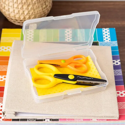 Vista 7 de IRIS USA, Inc. KP-XLPHO 4 "x 6" Photo and Craft Keeper, extra grande, transparente