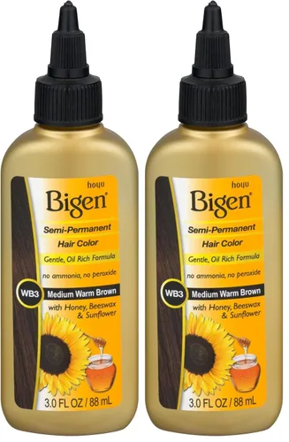 Vista 9 de Bigen Color de cabello semipermanente #A4 Amber, 3 onzas