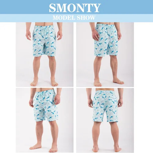 Vista 3 de SMONTY Traje de baño para hombre, de secado rápido, para playa, sin forro de malla