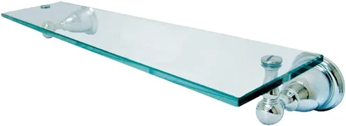 Vista 4 de Kingston Brass BA1759BB Heritage - Estante de vidrio para baño, latón cepillado 20.44 x 5.25 x 3.06