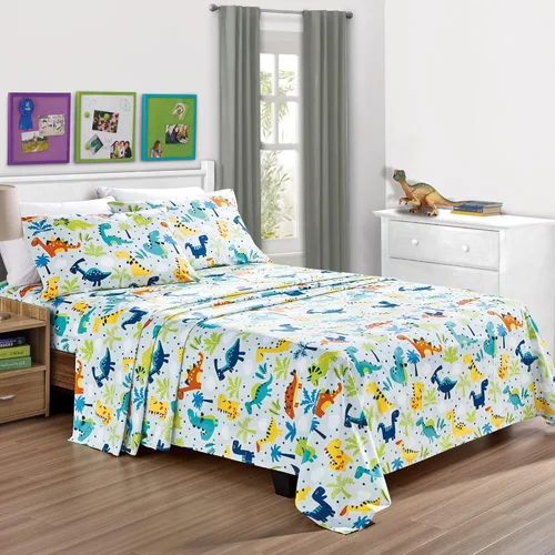 Vista 16 de Chezmoi Collection Juego de sábanas de 3 piezas para niños y adolescentes, microfibra suave, color blanco y negro, estampado de corazones de panda