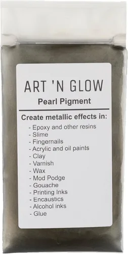 Vista 12 de Art 'N Glow Pigmento en polvo de perla de mica, 0.88 onzas, pigmento de perla fina para resina epoxi, gran opción para creativos, pinturas