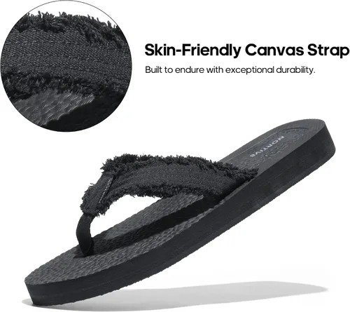 Vista 5 de NORTIV 8 Sandalias de playa cómodas y ligeras para hombre