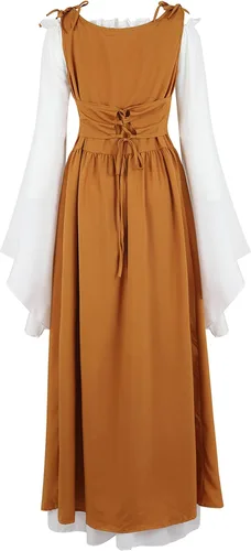 Vista 3 de Zhitunemi Renaissance Dresses for Women Costumes Medieval Dress for Women Renfaire Outfit - Halloween Parties Costume Events
