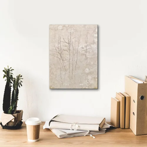 Vista 8 de Epic Graffiti 'Stucco Minus Vine 3' por IMB, arte de pared en lienzo, 12"x16