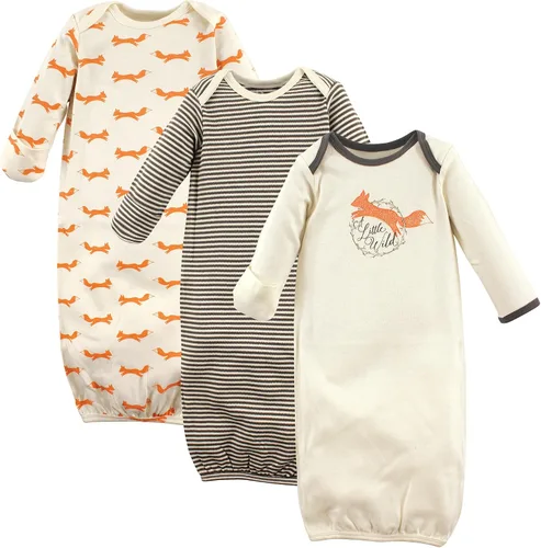 Vista 14 de Touched by Nature - Camisones unisex de algodón orgánico para bebé