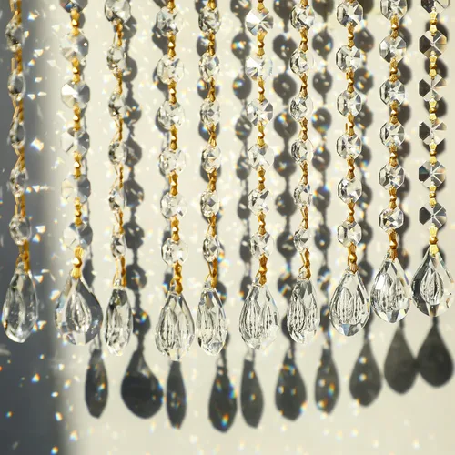 Vista 11 de Atrapasoles de cristal de 7 chakras, adornos de prismas de cristal colgantes con cuentas de arcoíris de 0.787 pulgadas para ventana, jardín