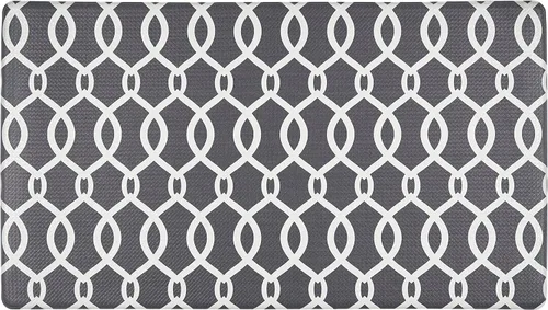 Vista 17 de SoHome Cozy Living Kochi - Tapete de cocina antifatiga de 18 x 55 pulgadas, color negro