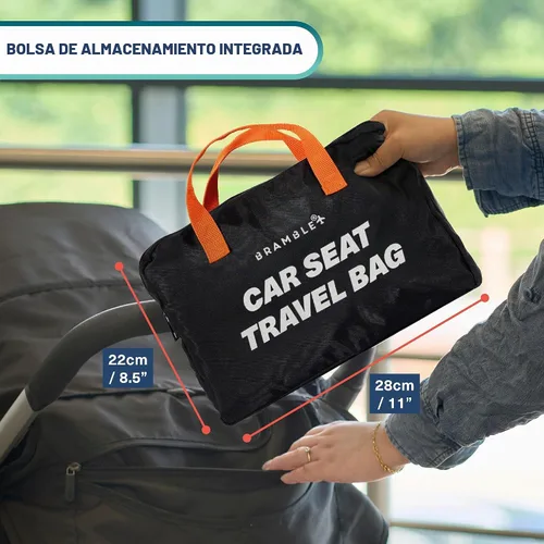 Vista 7 de Bramble - Bolsa de viaje para asiento de automóvil para control de puerta de avión - Bolsa de asiento de automóvil de nailon balístico resistente al