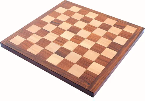 Vista 5 de StonKraft Tablero de ajedrez de madera sin piezas para jugadores profesionales de ajedrez – Piezas de ajedrez de madera y latón adecuadas