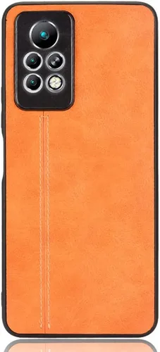 Vista 8 de Funda de teléfono para Infinix Note 11 Pro/11s, funda para Infinix Note 11 Pro/11s Funda protectora de piel sintética tipo vaca, antideslizante, a