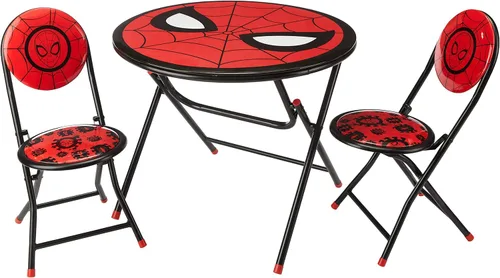Vista 12 de Marvel Avengers - Juego de mesa y silla redonda plegable de 3 piezas, a partir de 3 años
