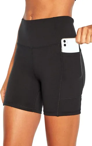 Vista 4 de Jessica Simpson Sportswear Pantalón corto Encore con control de abdomen para mujer