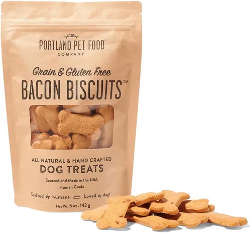 Vista 13 de Portland Pet Food Company Golosinas para Perros de Manzana y Menta Galletas Saludables para Perros Pequeños, Medianos y Grandes - Sin Granos, Grado
