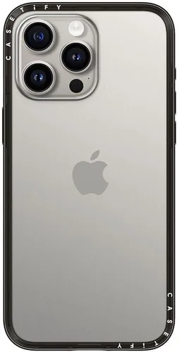 Vista 11 de CASETiFY Funda compacta para iPhone 15 [delgada y elegante/compatible con Magsafe / 4 pies 2X protección contra caídas de grado militar] - Negro