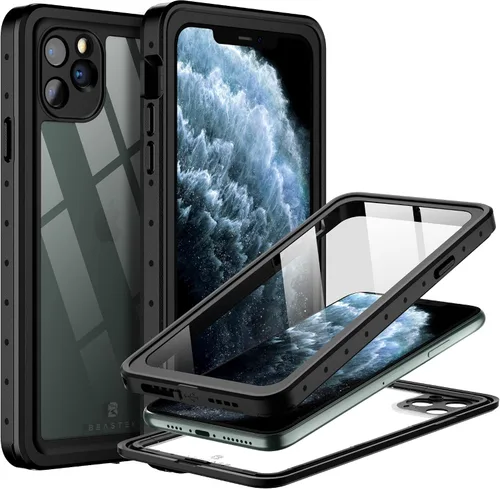 Vista 10 de BEASTEK Funda impermeable para Apple iPhone 11 Pro, serie NRE, a prueba de golpes, bajo el agua IP68, con protector de pantalla integrado, funda