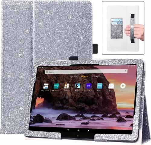 Vista 15 de DMLuna Case for All-New Amazon Fire HD 10 & 10 Plus Tablet (13th / 11th Generation, 2023/2021 Release) 10.1", Slim Cover with Folding Stand, Auto