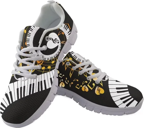 Vista 18 de HUGS IDEA Zapatos deportivos ligeros con patrón de enfermería para mujer Bandera estadounidense