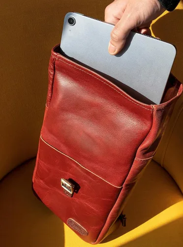 Vista 3 de Trip Machine Company Leather Mini Pannier - Vintage Tan
