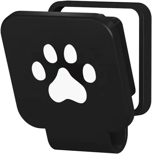 Vista 5 de Cubierta de enganche de remolque de 2 pulgadas con huellas de patas, cubierta de enganche de remolque de remolque, inserción de enchufe, cubierta