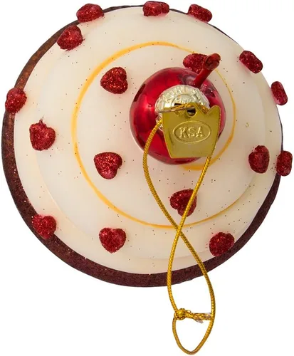 Vista 5 de Kurt Adler - Juego de adornos de 3.65 pulgadas para cupcakes de cristal de 3.65 pulgadas