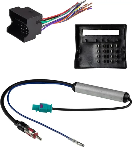 Vista 10 de Scosche ICVW5BN Kit de instalación de radio doble DIN y arnés compatible con vehículos Volkswagen no amplificados seleccionados 2002-2005 - Kit