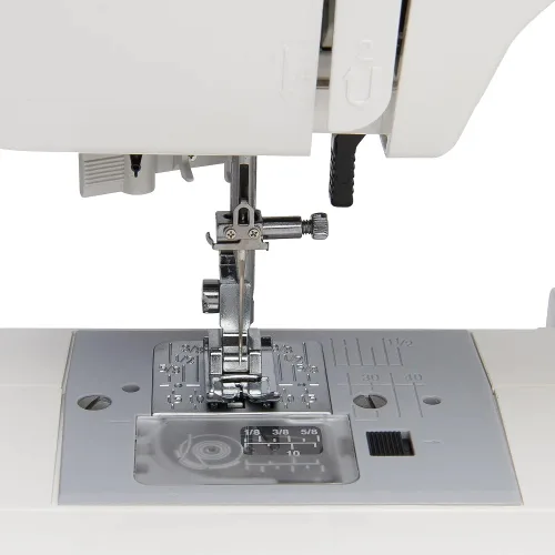Vista 5 de Elnita EM16 - Máquina de coser mecánica con 16 puntadas, enhebrador de agujas integrado y brazo libre convertible; ligera y portátil para todas