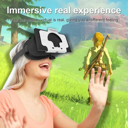 Vista 6 de VR Headset - Designed for Nintendo Switch LCDOLED, VR Glasses with Adjustable HD Lens, Compatible with Virtual Reality Gaming Experience