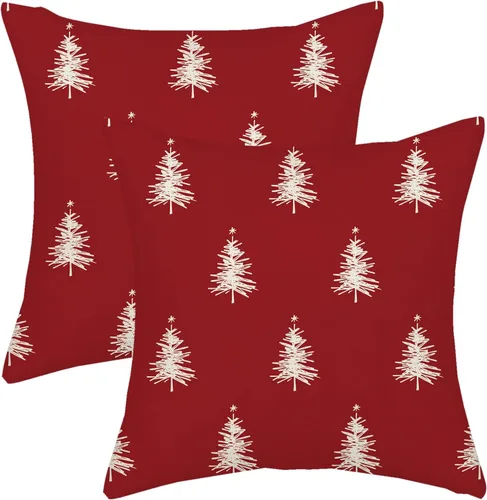 Vista 62 de Juego de 2 fundas de almohada para el 4 de julio, 16 x 16 pulgadas, Día de la Independencia, Día de los Caídos, decoración al aire libre, almohadas
