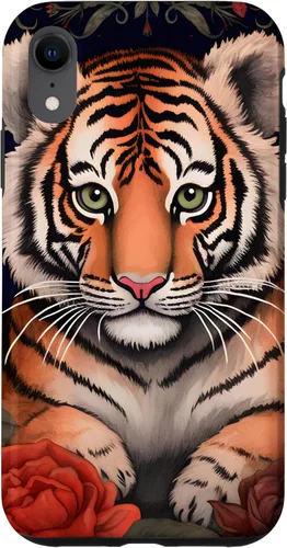 Vista 25 de Red Roses Tiger Cub Case for iPhone 17