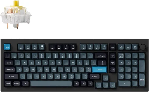 Vista 9 de Keychron Q5 Pro Teclado Mecánico Inalámbrico QMK/VIA, Diseño de 96% de Distribución Programable con Botón Giratorio, Diseño de Doble Junta
